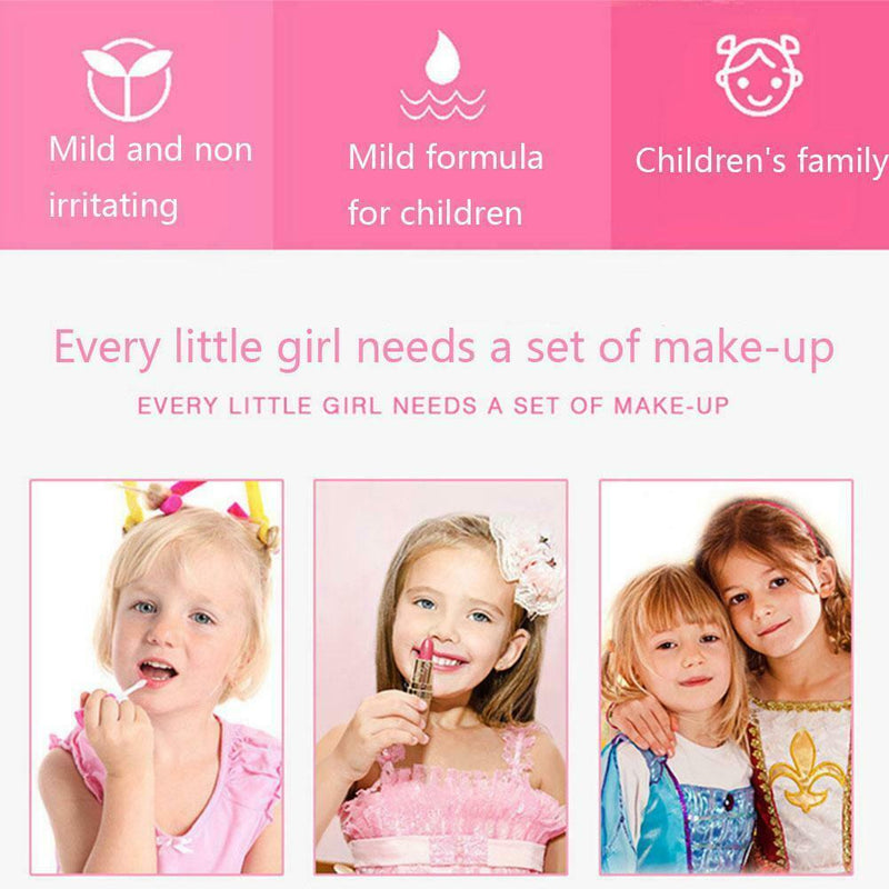 Children's Tote Makeup Set Princess House Makeup Kit Girl Toys Supply