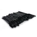 50Pcs Makeup Disposable Rotate Eyelash Brow Oblique Design Brush Cosmetic Tools