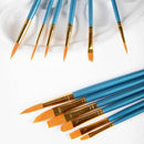 Paint Brush Set by, 20 pcs Nylon Hair Brushes for Acrylic Oil Watercolor Pa R6Z4