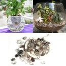 100g Natural Red Green Ghost Quartz Stone Flowerpot Fish Tank Decoration