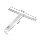 Luthier Stainless Steel String Action Ruler & Understring Radius Gauge Set