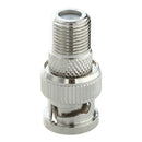 10pcs BNC Male Plug to F Female Jack Adapter Coax Connector Coupler CCTV Ca