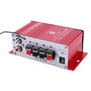 Mini Car Amplifier 2 Channel HIFI Audio Power Amplifier Bluetooth Stereo Ca I6O8