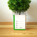 10PCS Clear Transparent PVC Plastic Pocket Wallet ID Cards Pass Badge Holder