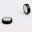 2pcs Titanium Steel Mens Women Round Magnetic Clip on Stud Earrings 10mm A