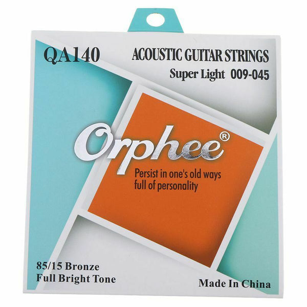 Orphee 6pcs/set QA140 Medium Super Light Extra Light Acoustic Guitar String