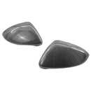 Side Mirror Cover Direct Replacement Carbon Fiber Mirror Cover Caps For 201