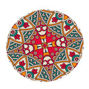 Bohemia 49" Round Elastic Tablecloth Table Cover Indoor Outdoor Dining Party