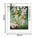 5D DIY Diamond Painting Bird Flower Cross Stitch Embroidery Rhinestones Kit