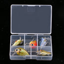 5pcs 1'' Mini Minnow Crank Baits Sinking Lures Minnow & Popper Diving Lure Baits