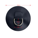 Universal PVC InflatableBoat Dinghy Stain Steel D-Ring Patch Pad Replacement