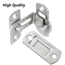 2 Pieces 90 Degree Right Angle Door Latch Hasp Bending Latch Buckle Bolt Sl C4E8