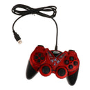 USB 2.0 Game Controller For PC Laptop Joystick - 12 Buttons - 2  - Red