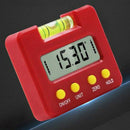 Mini Digital Inclinometer Box Protractor Angle Finder Level Bevel Gauge,Red