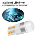 12V 6000K T10 W5W 3030 SMD LED Canbus Width Light Bulb White Interior Lamp 2pcs