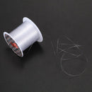Jewelry Beading Thread 0.3mm Dia. Clear Nylon Fishing Line Spool 17 Lbs M7F1