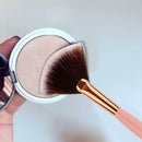 Fan-shaped Pro Makeup Brush Loose Powder Foundation Blusher Cosmetic Tool