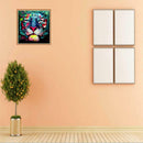5D DIY Full Drill Diamond Painting Colorful Tiger Cross Stitch Embroidery