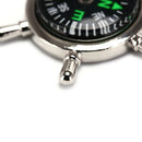 Compass Rudder Key Chain Glossy Alloy Keychain Keyrings Gifts S3c&
