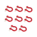8x 1/10 Metal Front /Rear Bumper Trailer Hook Rescue Hook for  TRX-4