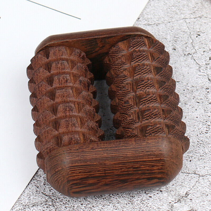 Wenge Hand Reflexology Massage Tool Palm Massager Roller Press Point  Scrap  Hn