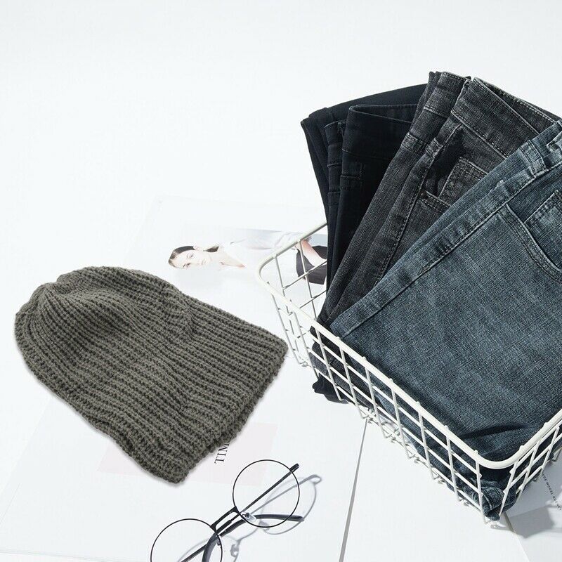 Men's Hat Winter Wool Hemp Cap Hat (Gray) F3Y2