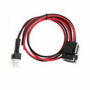 30A 1M Fuse 6 PIN Short Wave Power Supply Cord Cable For Yaesu FT-857D FT-8