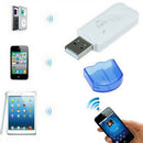 USB Bluetooth Stereo Audio Music Wireless Receiver Adapter For Car Home Speak FT