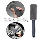 Car Wheel Cleaning Brush,2 Pcs Tire Rim Scrub Brush And 1 Pcs Fiber Wheel R