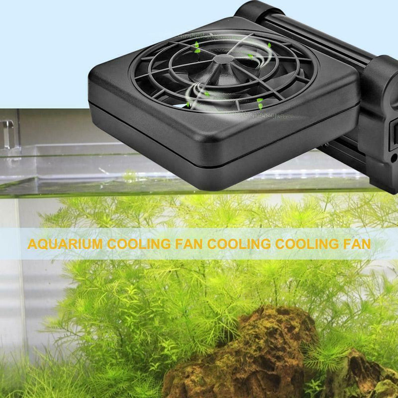 Aquarium Cooling Fan Multi-angle Temperature Control Fish Tank Cooler (S)