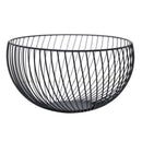 Fruit Basket Candy Cookie Snack Bowl Kitchen Vegetable Food Holder-Black