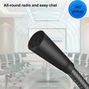 Omnidirectional Pickup USB Microphone Adjustable Volume Speech Desktop PC Laptop