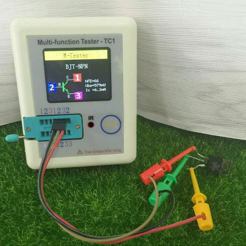 3.5inch Colorful Graphic Display Multifunction Transistor Tester Diodes LCR R6P4