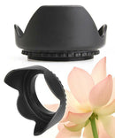 58mm Screw-in Flower Lens Hood Digital Camera Petal Lens Hoods for Canon