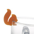 10X Random Cute Fox Glass Label Silicone Tea Cup Markers Party Bar Accessorie ME