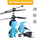 RC Hand Inductive Flying Robot Aircraft Infrared Induction Kids Light Toys