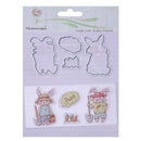 Farmer Rabbit Stamp Metal Cutting Dies Stencil Scrapbooking Embossing Craft