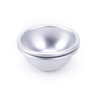 1set/2pcs aluminum bath bomb molds bath fizzy sphere round ball molds 4.5*2cm Gw