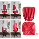 3x Office Computer Rotate Chair Slipcovers Covers
