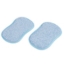 Antibacterial Microfiber Kitchen Scouring Pads Double Side Sponges Scourer