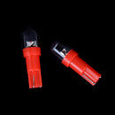 10pcs Red T5 12V LED Car Wedge Dashboard Gauge Light Lamp Bulb ME