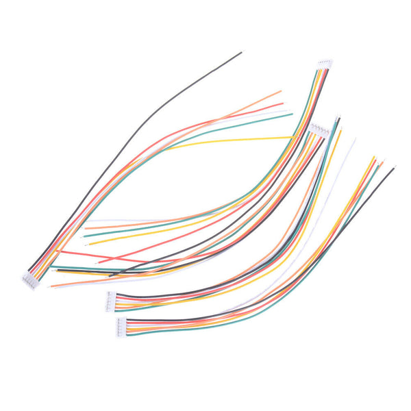 5Pcs Mini Micro JST 2.0mm PH 6-Pin Male Connector Plug Wires Cables 200mm FT