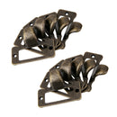 10 X Victorian Style Label Holder Cupboard Drawer Cabinet Door Pull Handle S