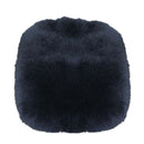 Black Faux Sheepskin Car Seat Home Cushion Fur Pad Cover Warm Mat