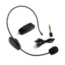 Wireless Microphone Headset Mic UHF Transmitter and Receiver USB Cable Adapter