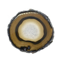 4x Agate Slice Quartz Crystal Mixed Stone Home Ornament Coaster DIY Crafts