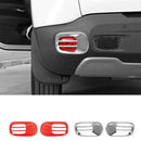 Metal Car Rear Tail Fog Light Lamp Cover Decoration Trim for Jeep Renegade