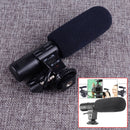 3.5mm External MS Stereo Microphone Fit For Canon Nikon DSLR Camera DV Camcorder
