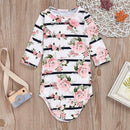 Autumn Newborn Baby Boys Girls Long Sleeve Floral Print Lovely Sleeping Bag