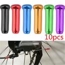 10X Bicycle Brake Shifter Inner Cable Tips Aluminum Alloy MTB Bike Wire End Cap